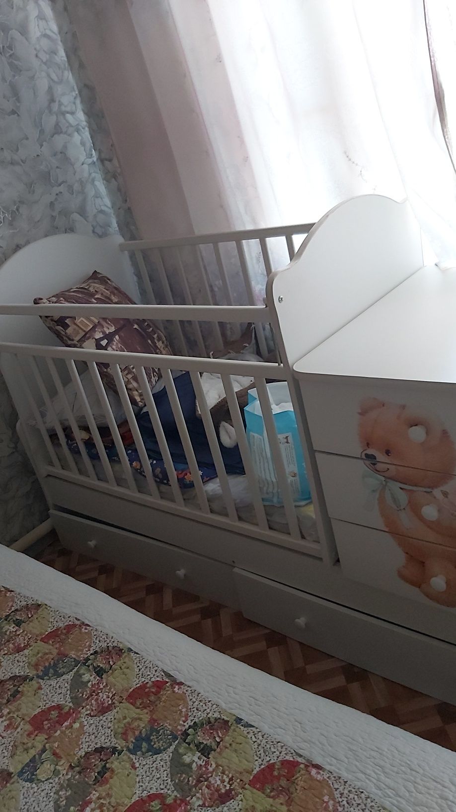 Продам манежку 3в1