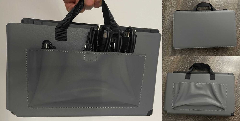 Dual PC phone Laptop screen extender 12" FullHD type-C HDMI