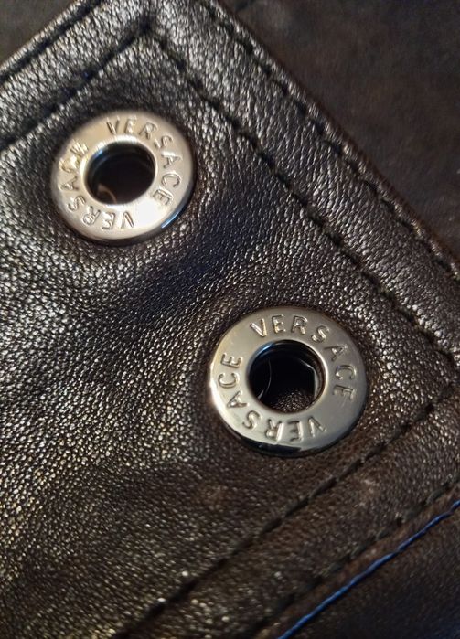 Geacă piele Versace originală