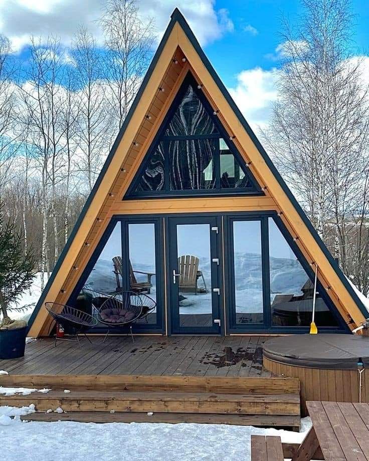 Cabana tip A Frame  4.3m x 8m