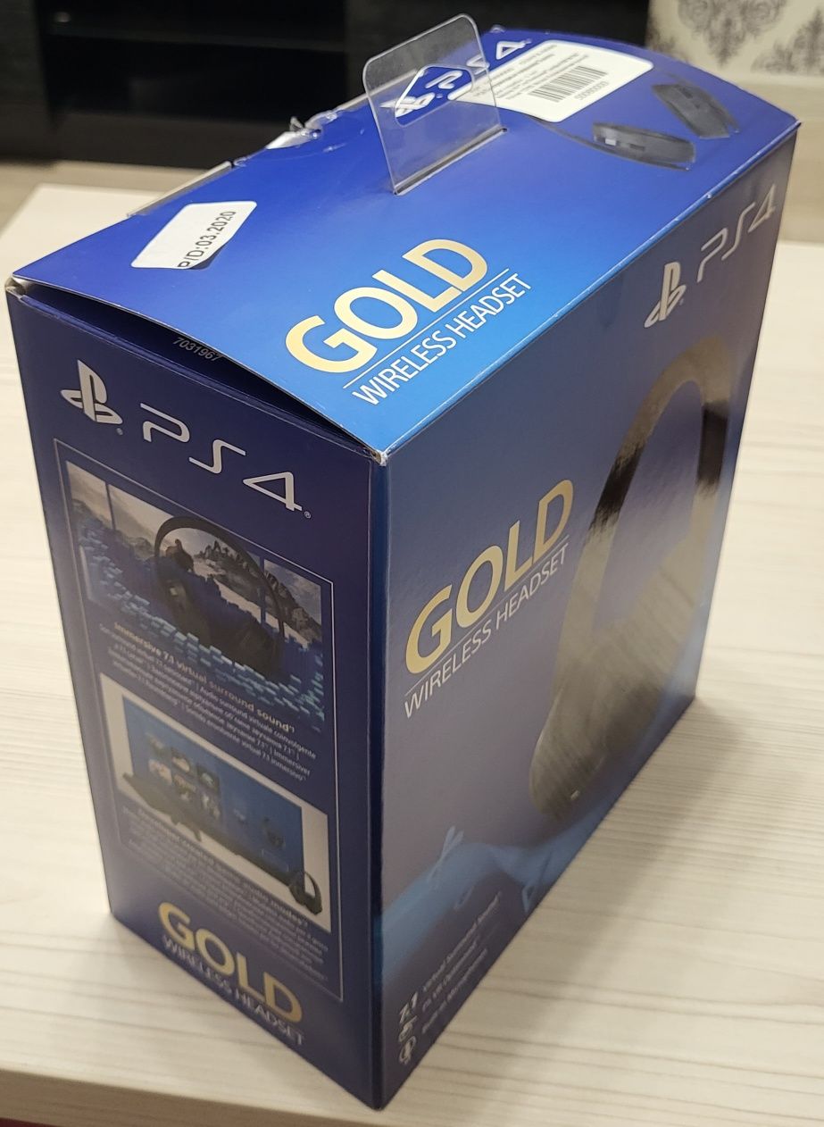 Наушники PS4 Gold