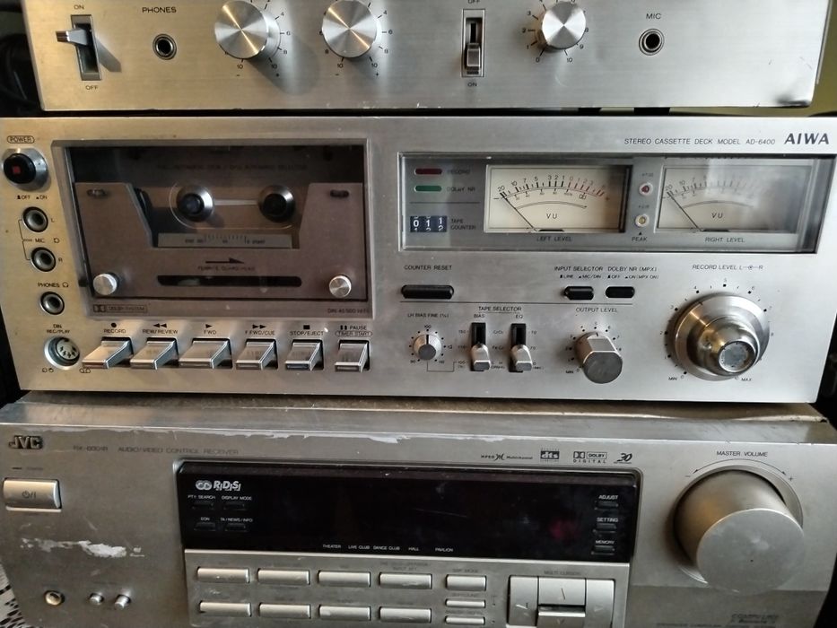Aiwa AD 6400 cassette deck japonez