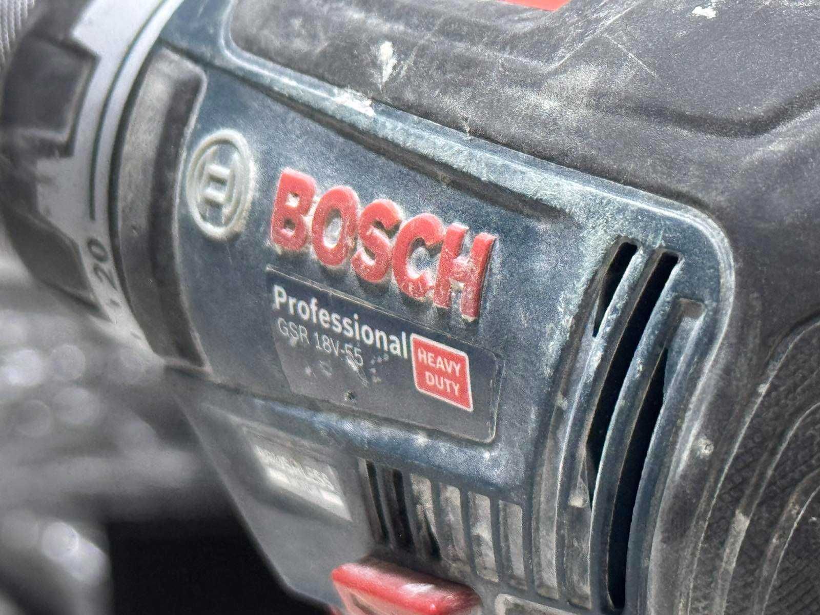 Винтоверт BOSCH GSR 18V-55 с батерия / без зарядно
