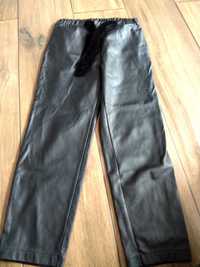 Pantaloni din piele artificiala Zara 9 ani 134 cm scoala