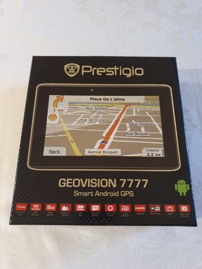 tableta cu navigatie Prestigio Geovision 7777 Smart android si GPS