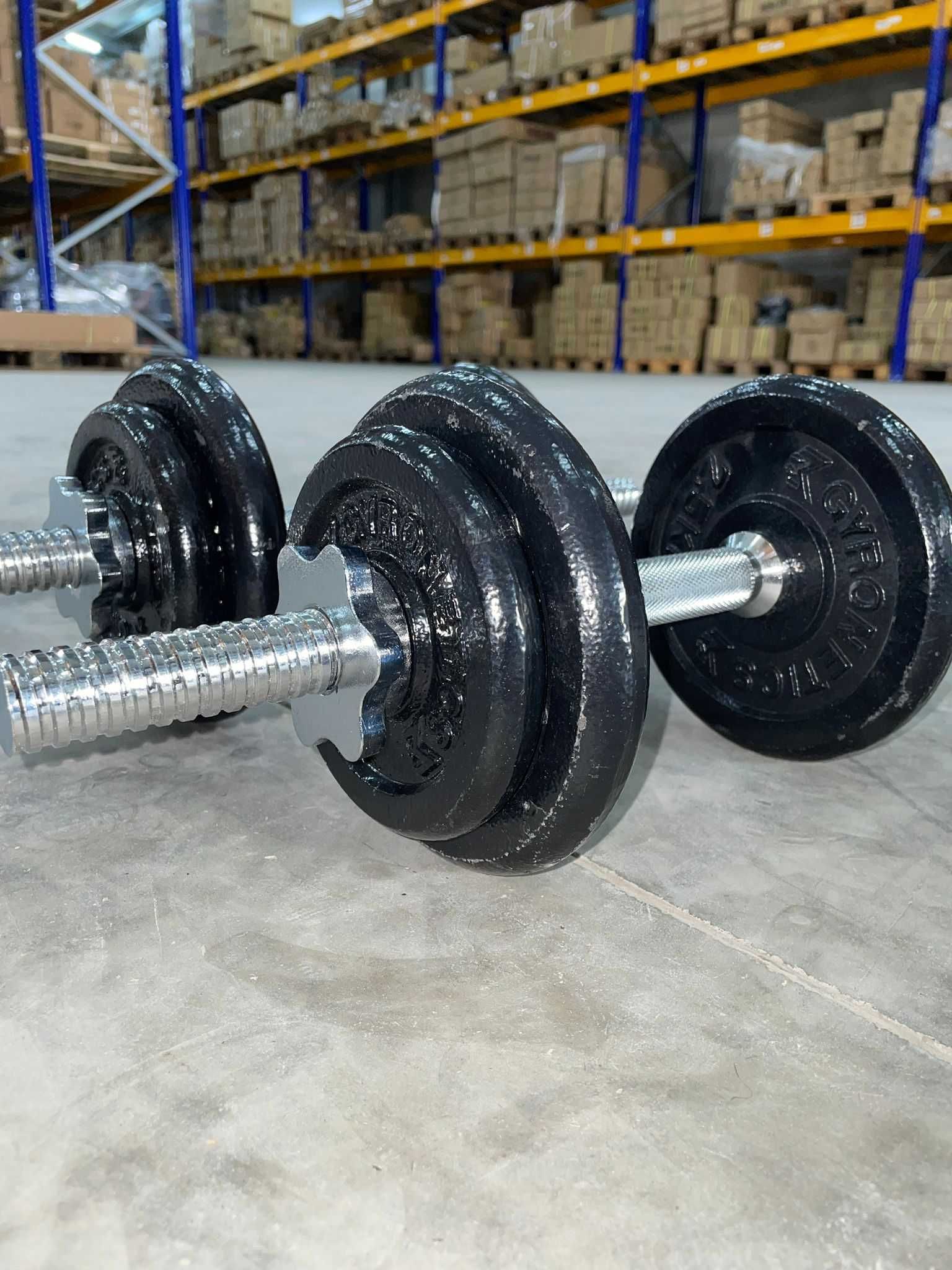 Set 20 kg gantere Gyronetics ( 2x10kg )