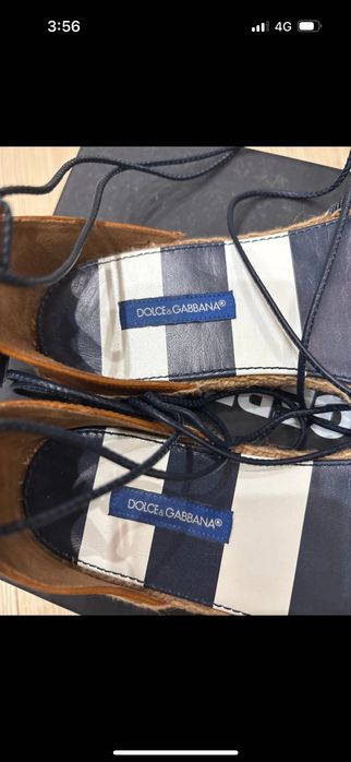 Espadrile denim Dolce Gabanna, originale ,36