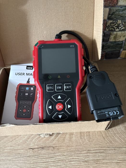 Diagnoza auto multimarca tester OBD2 color nou!