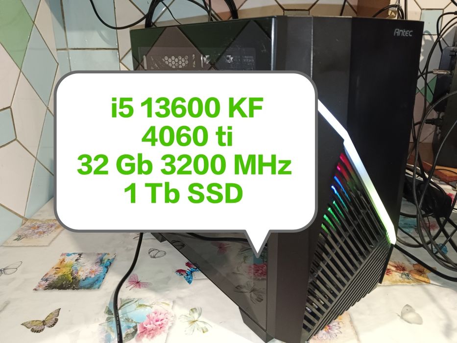 Игровой компьютер Intel Nvidia RTX LGA 1700 ddr4