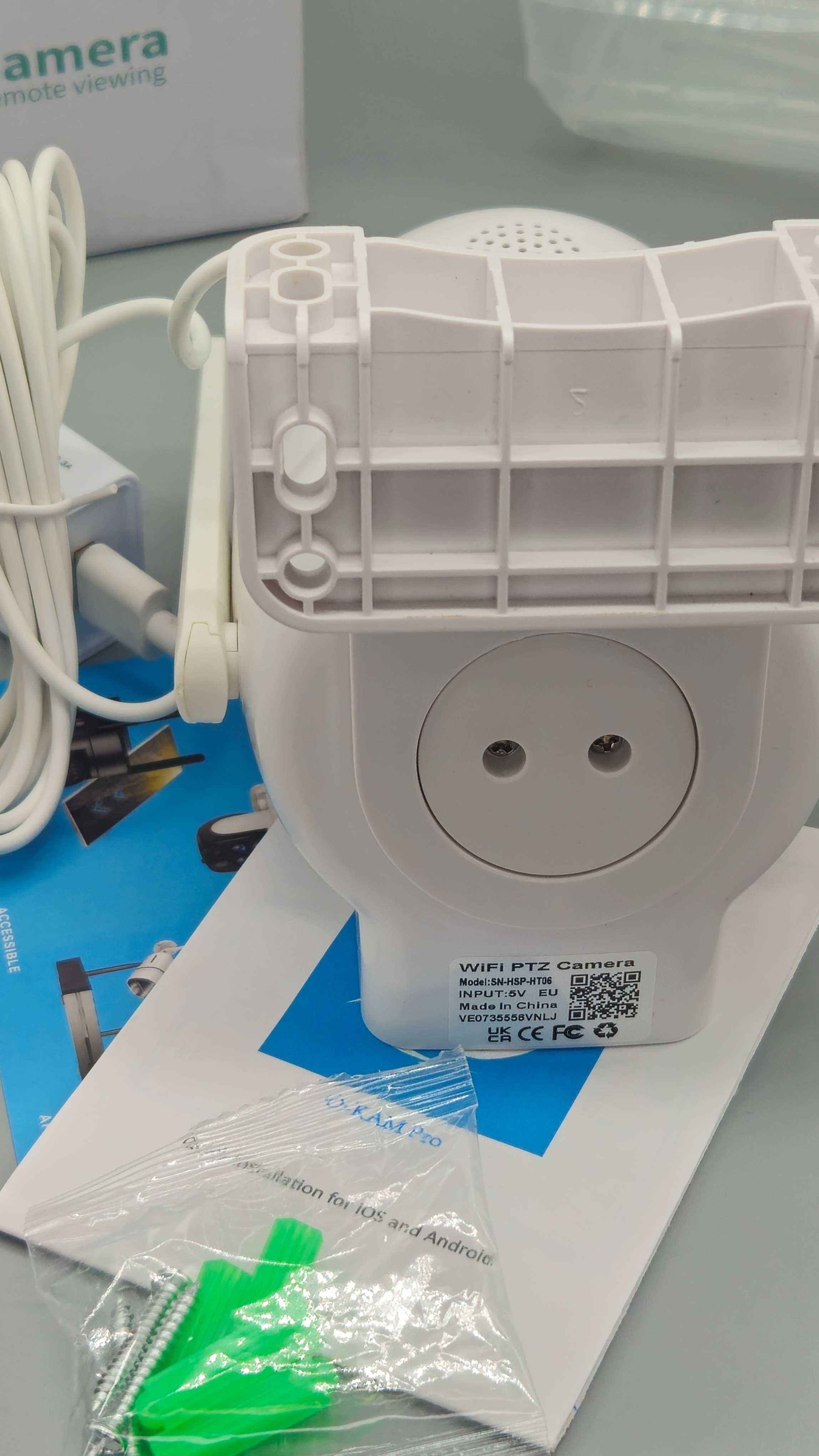 Външна WiFi PTZ камера за видеонаблюдение -нощно виждане и app control