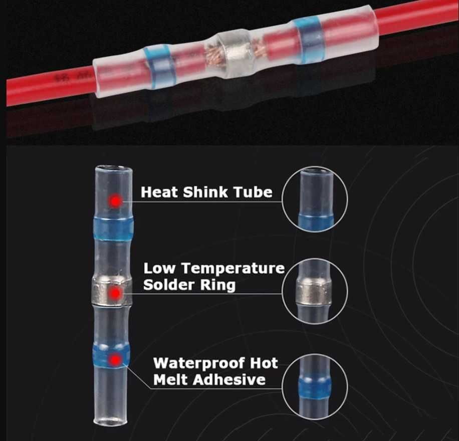 Термосвиваем конектор за проводници водоустойчива втулка за снаждане