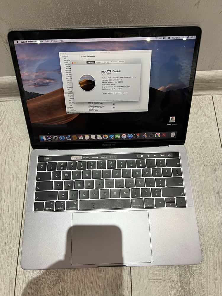 Apple Macbook Pro 2018 13" Core i5 Ram 6 256 SSD