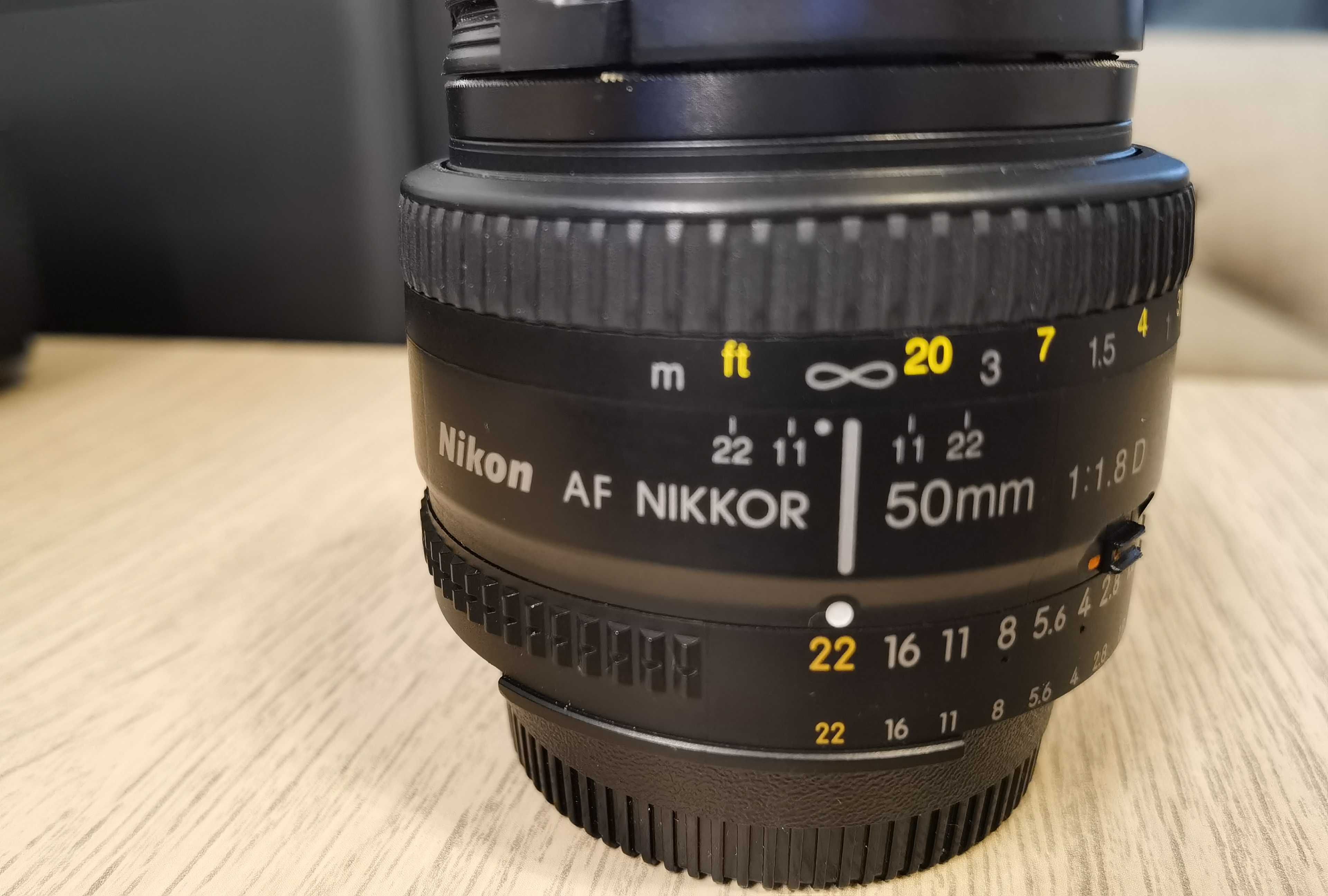 Obiectiv Nikon 50 mm F1.8D Nikkor