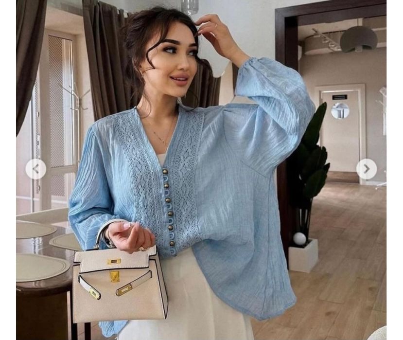 Рубашка блузка легкий