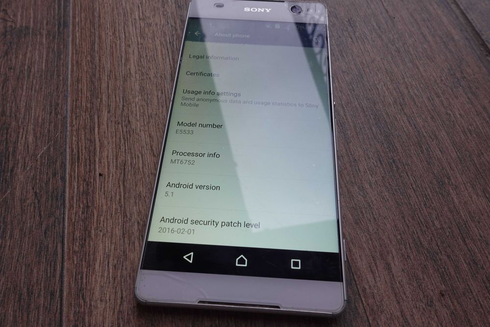 Sony Xperia C5 Ultra 13mp camera selfie