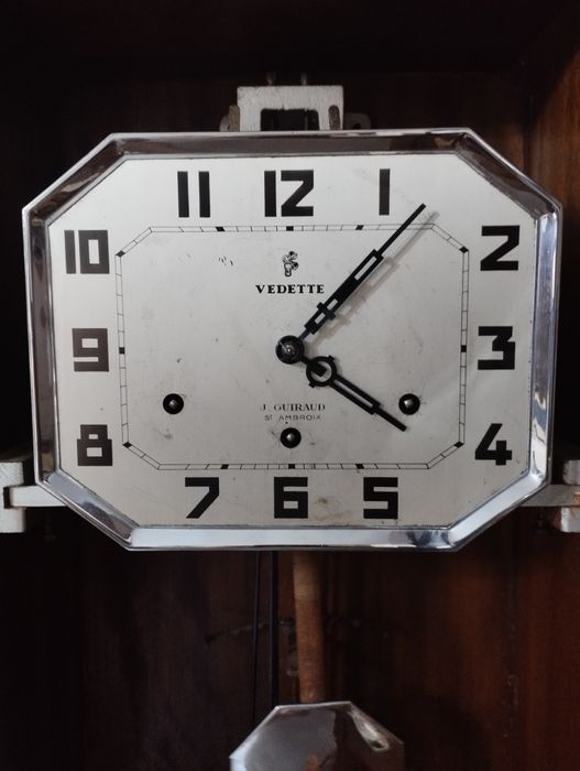 Ceas pendula de perete Vedette anii 40 cu pendul