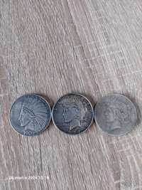 Vând 3 monede vechi America 600 lei negociabil!