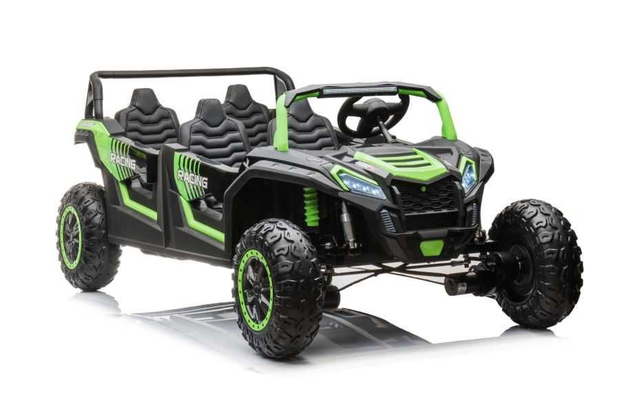 UTV electric pt. 4 copii, Kinderauto Racing 600W 24V 14Ah, verde