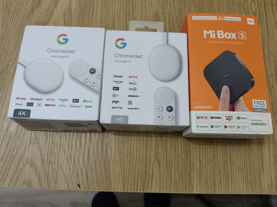 Google Chromecast 4K/HD Mi Box S