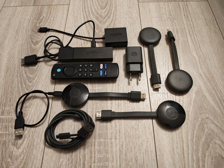 Amazon Fire Tv Stick HD, Google Chromecast 2 si 3