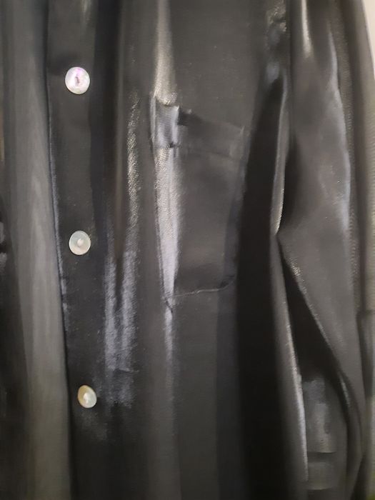 Cămașă de dama semi transparenta și pulover ( rochie Benetton .)