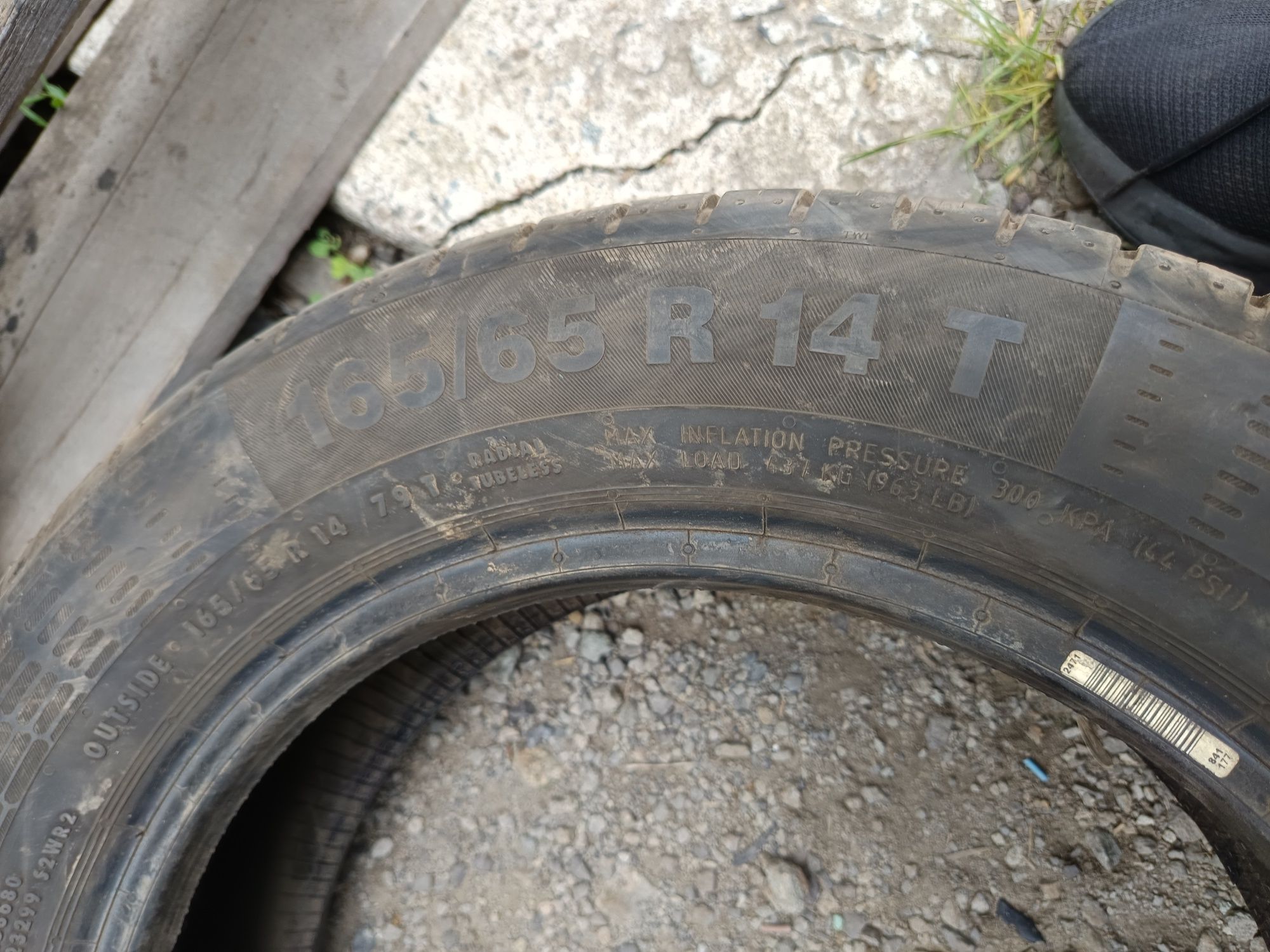165 65 R 14 Continental Дот 3815