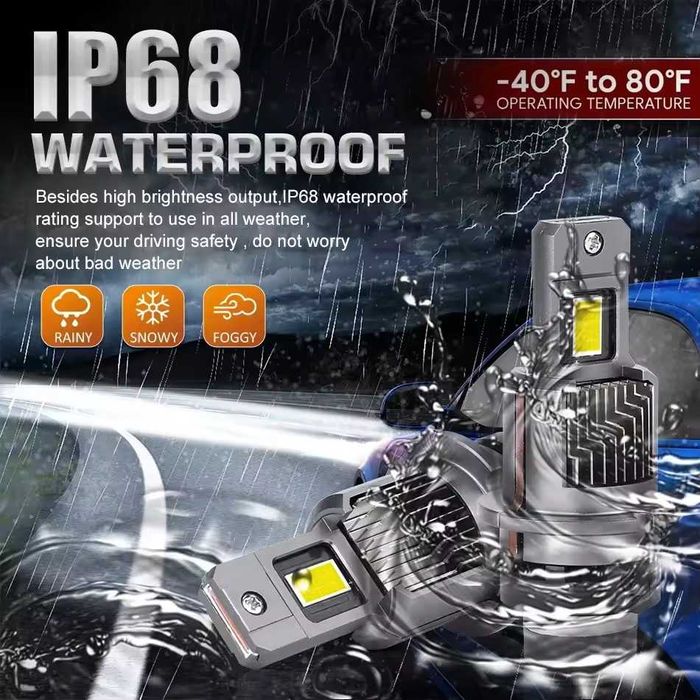 Bec LED D2S D2R D2C canbus 70W 10000lm