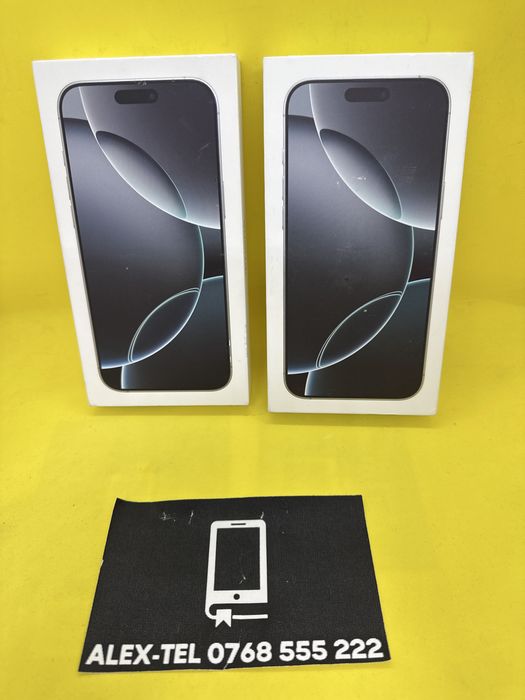 Alex-TEL® Apple iPhone 16 Pro Max 256GB White Sigilat Nou