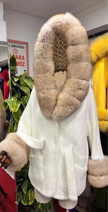 Paltoane blana alcantara&alpaca
