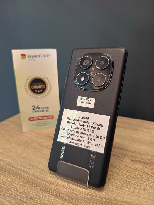 (AG51) Xiaomi Redmi Note 14 Pro 5G b6445 - Garantie 2 ani!