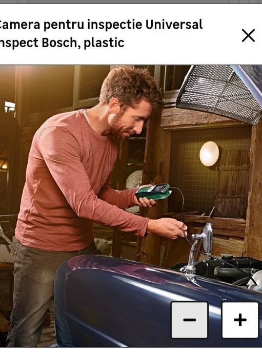 Vând aparat Camera pentru inspectie Universal Inspect Bosch, plastic
4