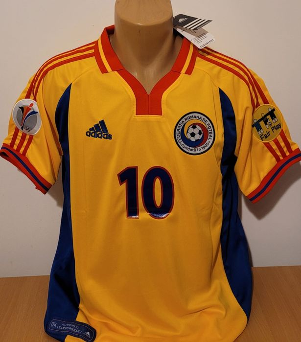 Tricou retro Romania- Hagi nou