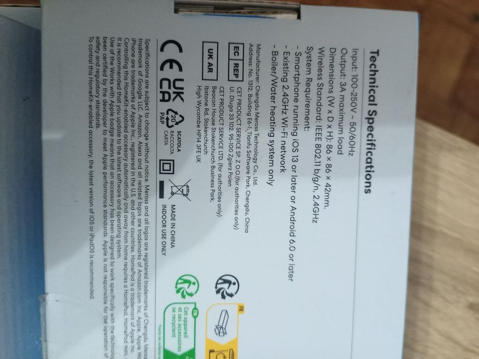 Termostat Meross Smart WIFi