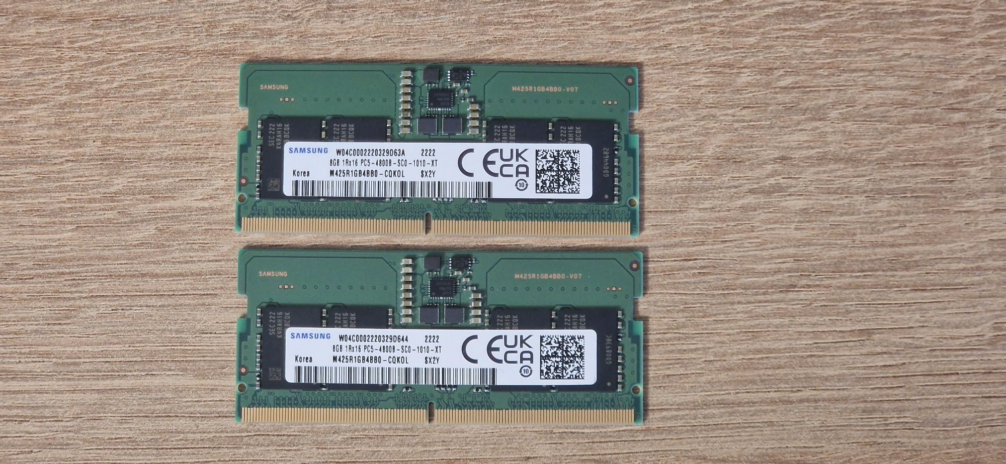 16Gb RAM laptop DDR5 PC4800