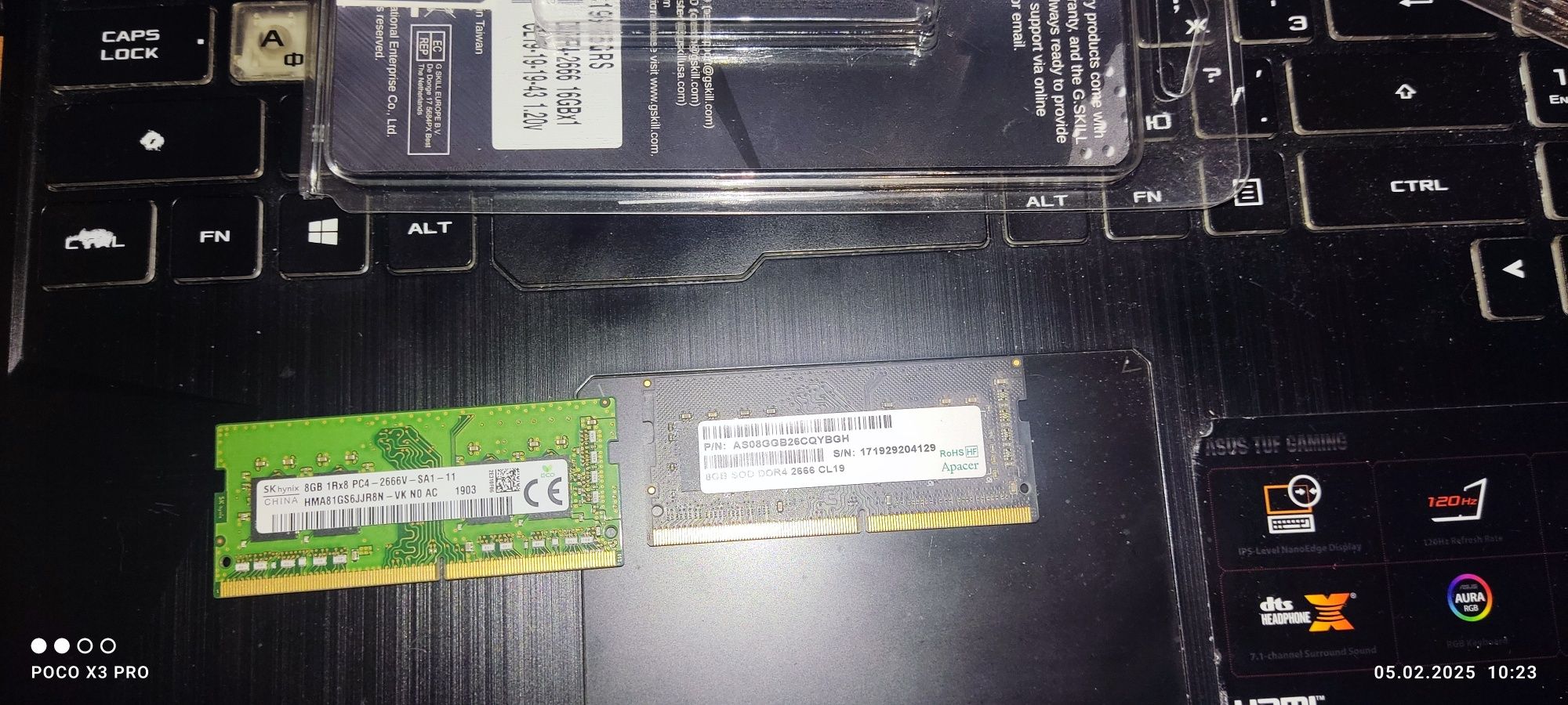 ОЗУ DDR4 2*8gb 2666 hz