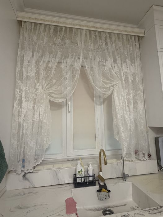 Продам тюль с гардином