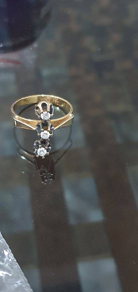 Бриллиант бриллиянт кольцо кольца узук светофор 750 проба тилла узук