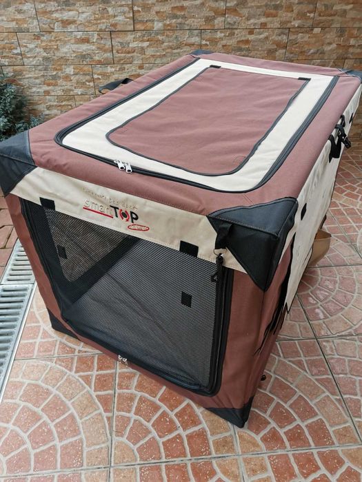 Cutie de transport pt. caini KARLIE Smart Top De LUXE, XL, 106x71x69cm