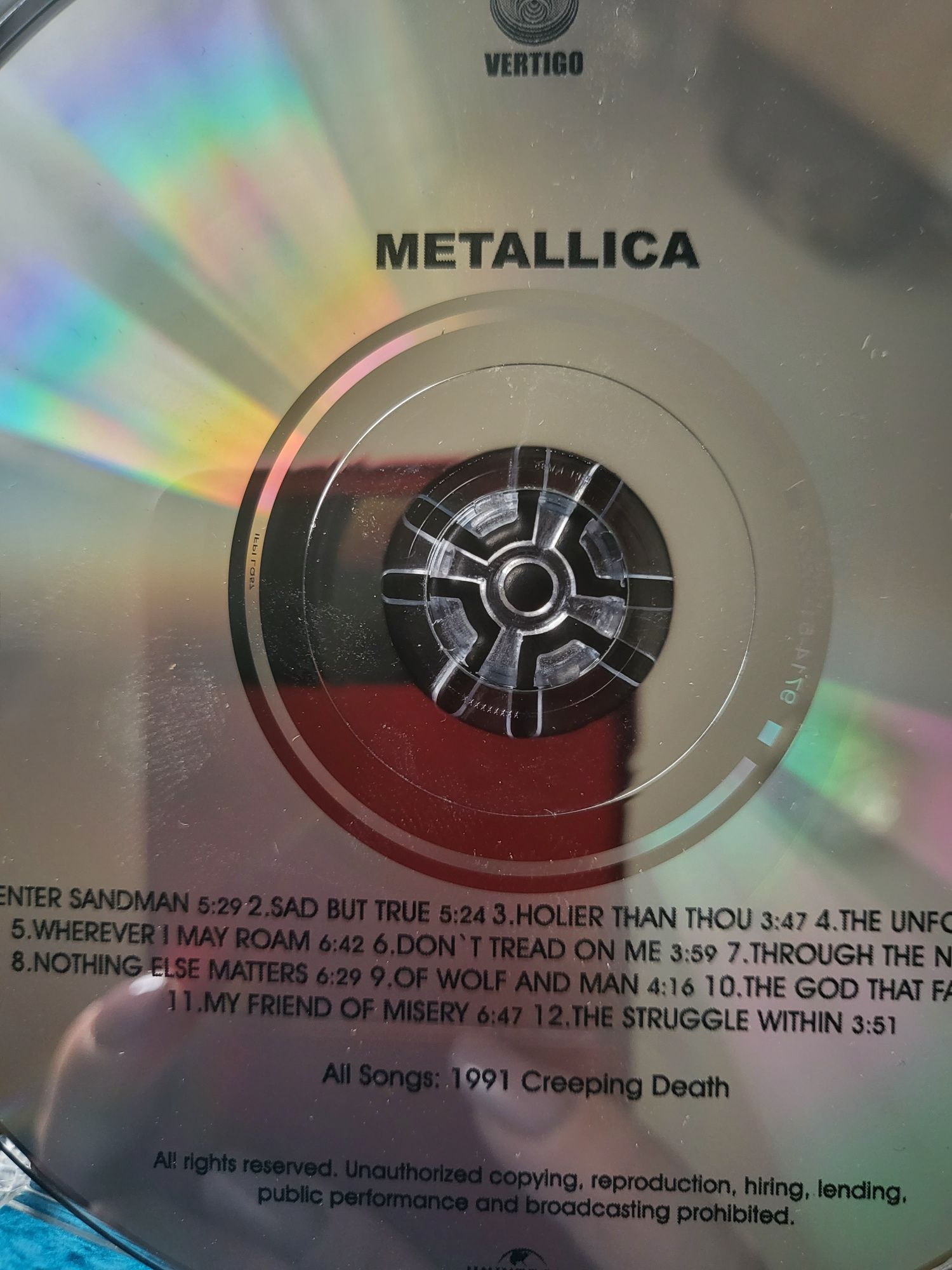 CD Metallica 50 lei