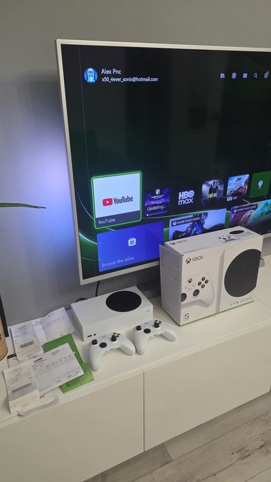 Xbox series s 512 in garantie+2 controllere
