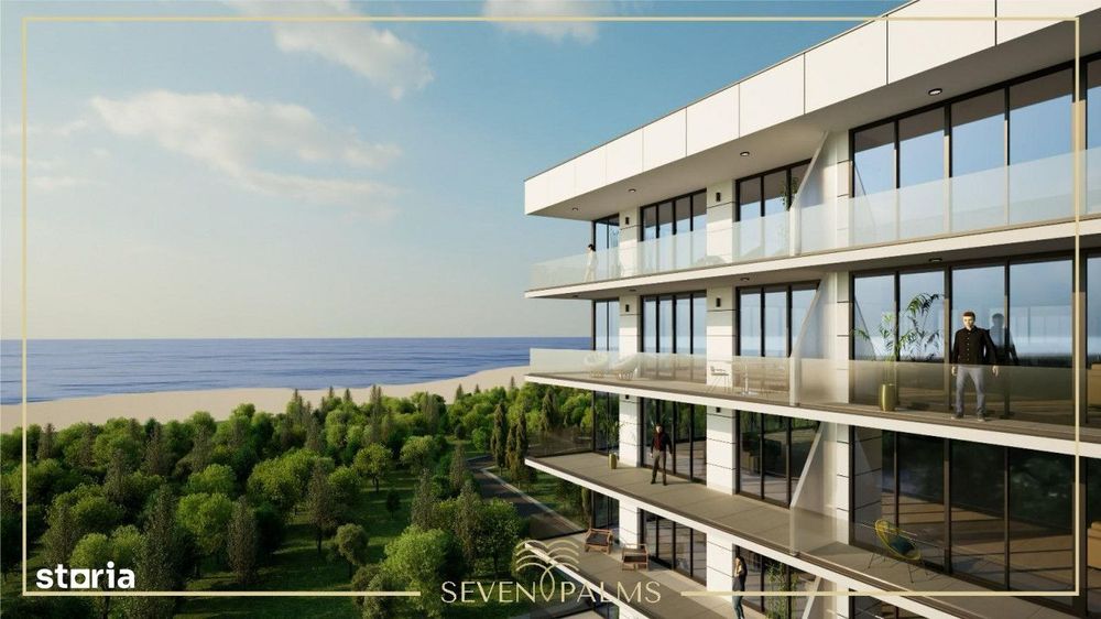 SevenPalms Olimp | Studio XL cu vedere catre mare si padure langa plaj