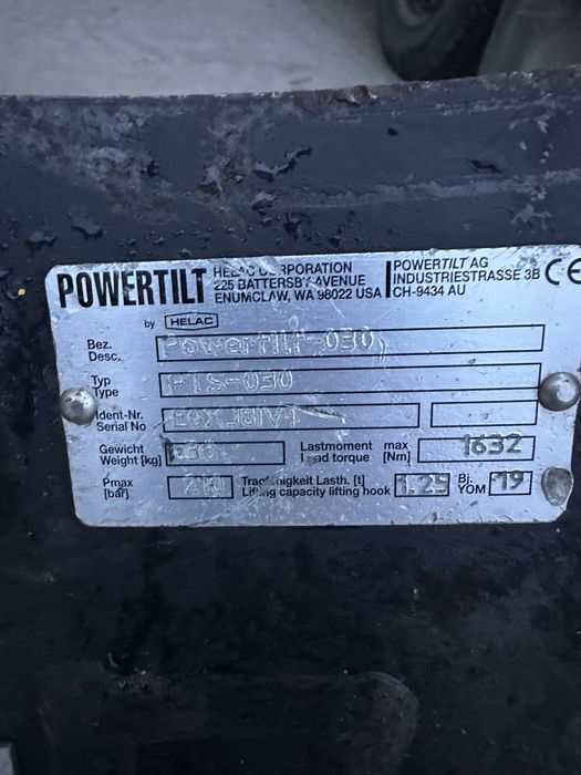 Powertilt atasament