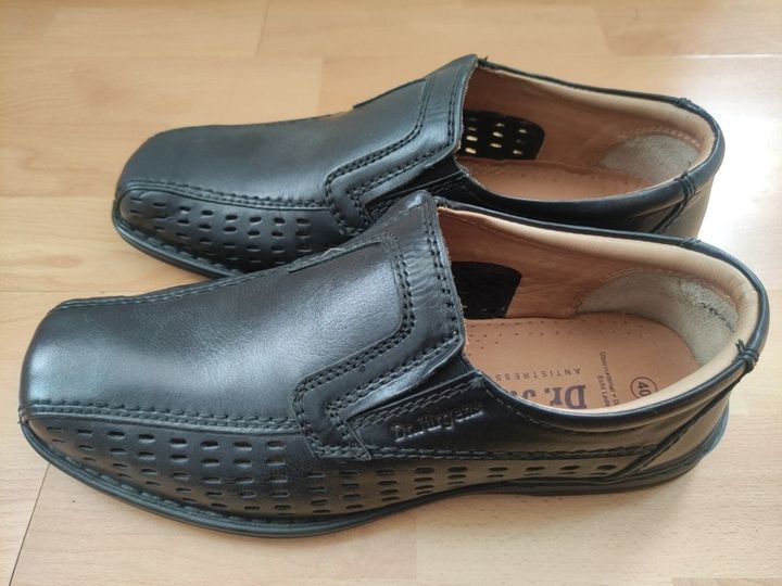 pantofi piele de vară, dr. Jurgens, măr. 40, NOI