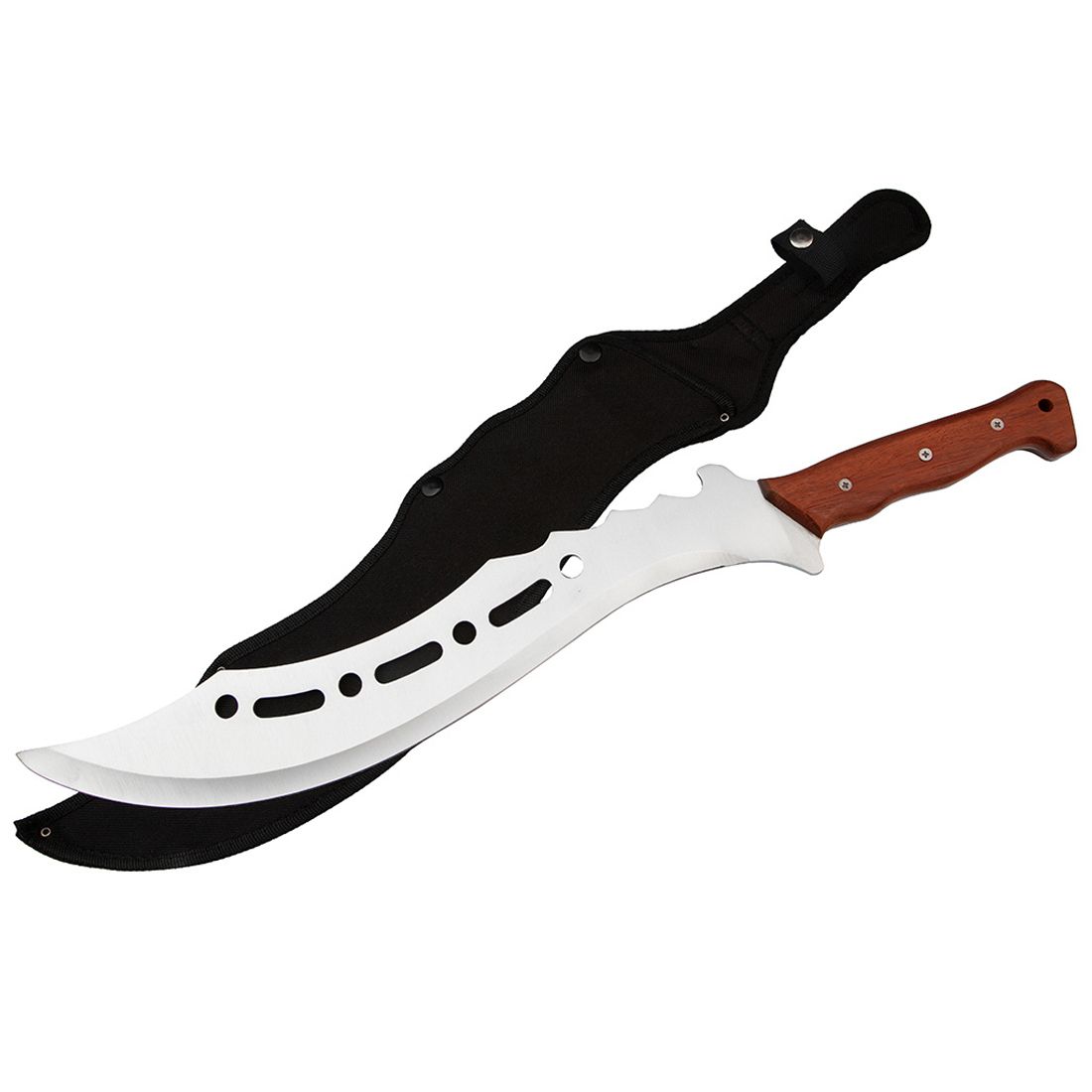 Maceta de vanatoare Oriental Blade, otel inoxidabil, 58 cm, maro