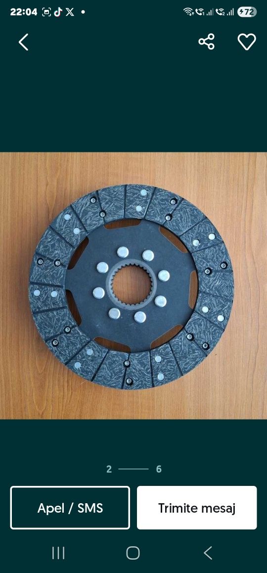 Disc priza putere ford fordson dexta super dexta 
Compatibil cu urmato