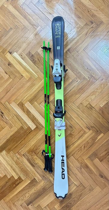 Schiuri Head de 137 cm și bete de schi lungime 105 cm