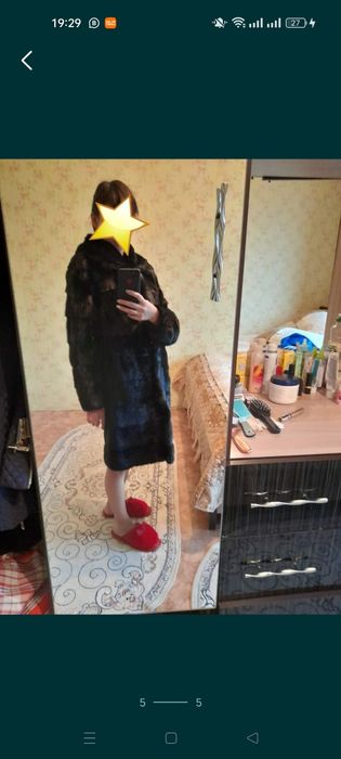 Норковая шуба б/у
