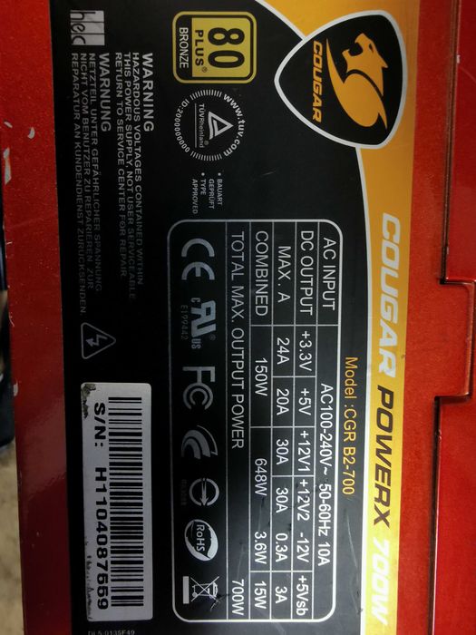 ATX Power Supply 700 Watt