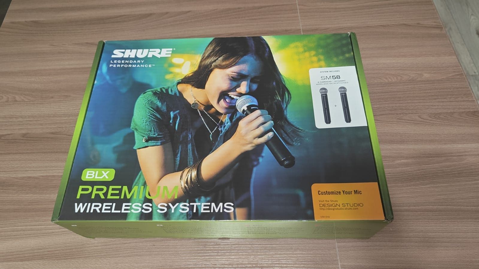 Микрофон Shure blx288 sm58