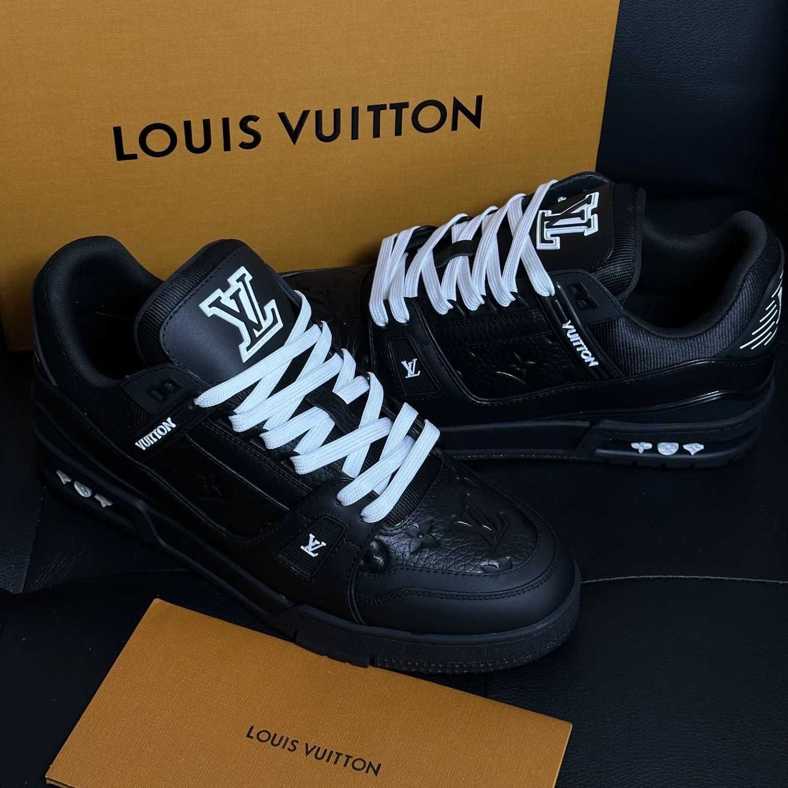 Adidasi Louis Vuitton X Trainer Black Full Edition